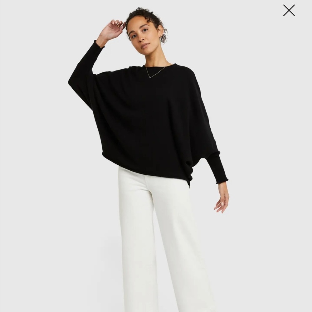 Mongolian Cashmere Batwing Sweater